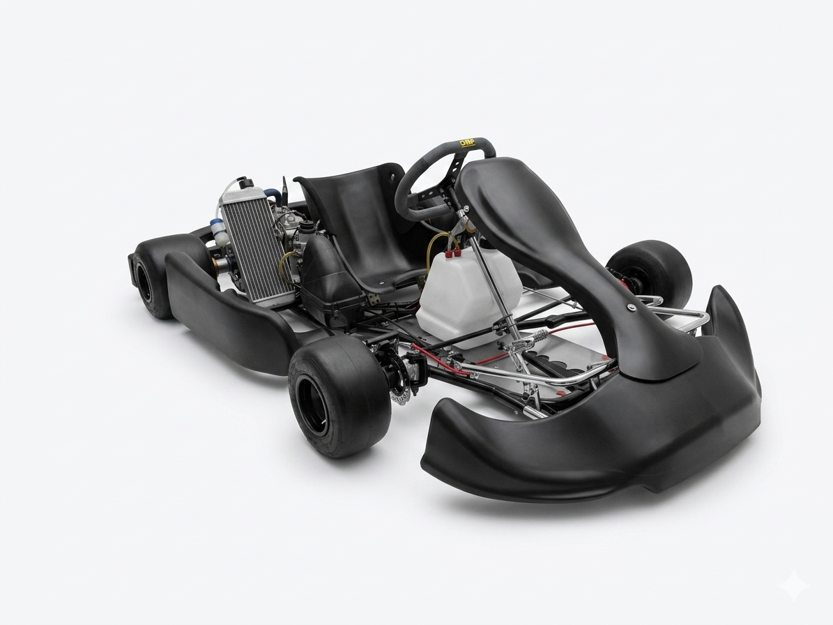 Kart PRO de competiție cu motor 125cc